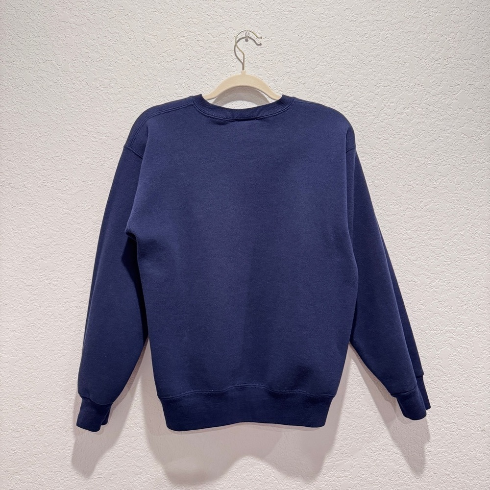 Vintage 80s 90s Olympics USA Crewneck Sweater Embroidered Classic Navy Sz M - Picture 7 of 9